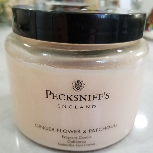 Pecksniff's England Ginger Flower & Patchouli fragrant candle new unused - Picture 2 of 10